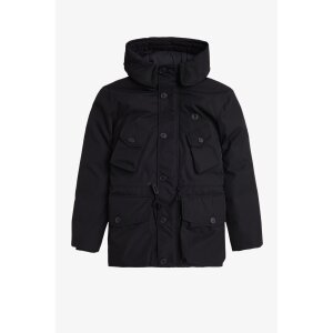 FRED PERRY Steppjacke mit aufgesetzten Taschen black