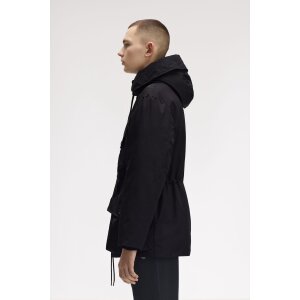 FRED PERRY Steppjacke mit aufgesetzten Taschen black