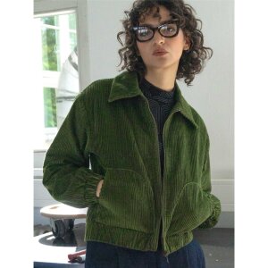 MADEMOISELLE YéYé Cord Bomberjacke Aus Bio-...