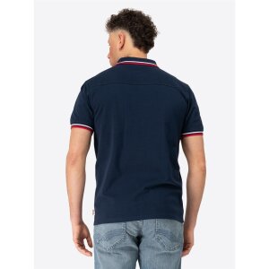 LONSDALE Lynton Polo Shirt navy/ red/ white