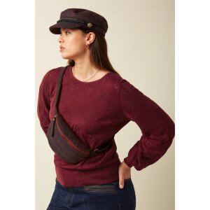 KING LOUIE Little Pack Tweedy bordeaux red