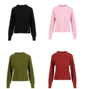 BLUTSGESCHWISTER Strickpullover Fine Craft Crew