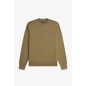 FRED PERRY Sweatshirt mit Rundhalsausschnitt shadow...