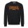 LONSDALE Crewneck Sweatshirt  Classic LL001 black/ oxblood/ yellow