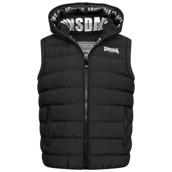 LONSDALE Lydford Vest black/white