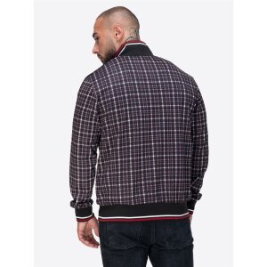 LONSDALE Whelley Tracksuit Jacket black/ red/ white
