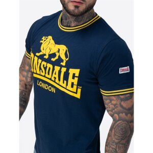 Lonsdale T-Shirt Lees dark navy/ yellow