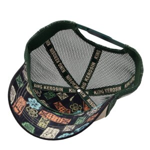 KING KEROSIN Trucker Mesh Cap Honolulu beige & olive