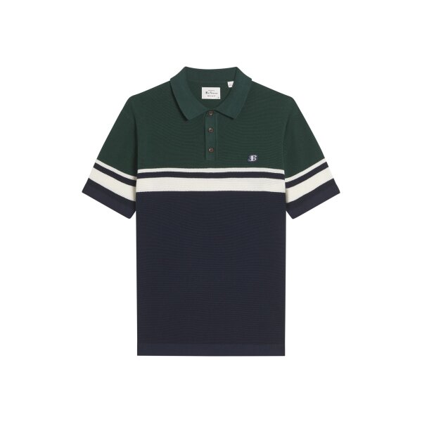 BEN SHERMAN Sport Block Polo dark navy