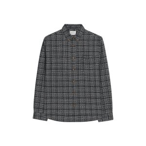 BEN SHERMAN Twisted Yarn Shirt black