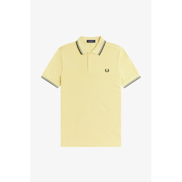 FRED PERRY Twin Tipped Polo Shirt champions gold / stockport blue/ navy