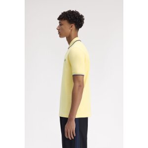 FRED PERRY Twin Tipped Polo Shirt champions gold / stockport blue/ navy