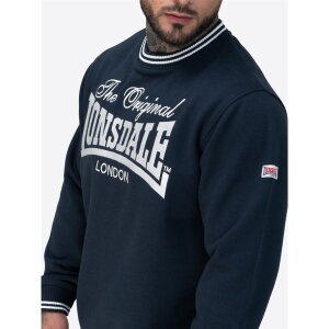 LONSDALE Clifton Sweatshirt dark navy/ ecru