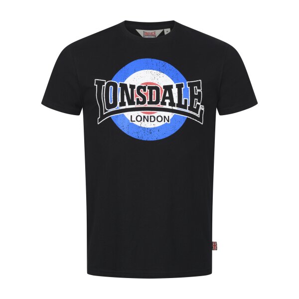 Lonsdale T-Shirt Huyton black/ white/ blue/ red
