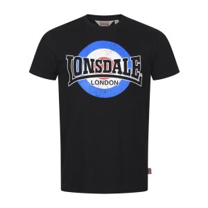 Lonsdale T-Shirt Huyton black/ white/ blue/ red