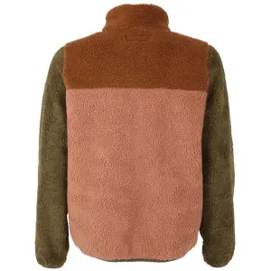 Danebirk Fleece Zip-Up Khaki/Antique Rose TOBACCO