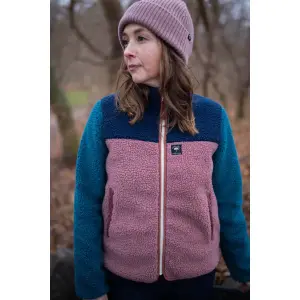 Danebirk Fleece Zip-Up dark navy/ dark slate/ rose beige/...