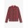 FRED PERRY Amy Winehouse Foundation Flock Print Mesh Top flamingo tan