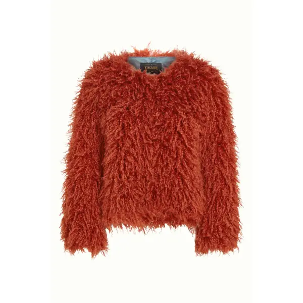 KING LOUIE Paloma Coat Empire rio red