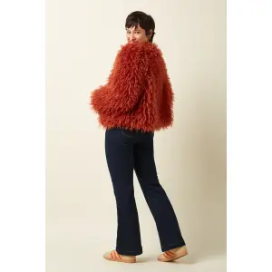KING LOUIE Paloma Coat Empire rio red