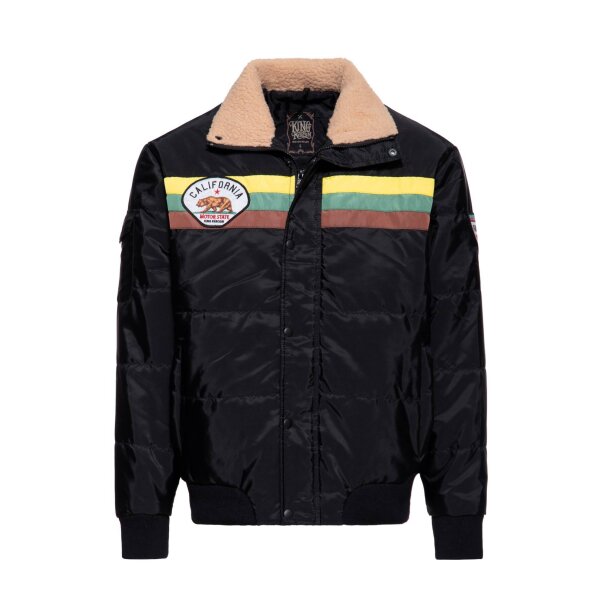 KING KEROSIN Puffer Jacke Californian black