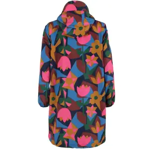DANEFAE Danedith Rain Coat dark navy geofleur