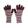 DANEFAE Danegoose Wollhandschuhe dark merlot/ chalk