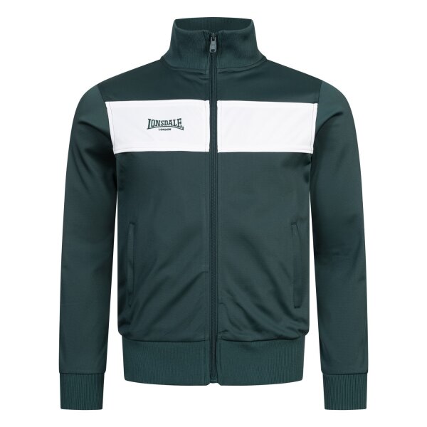 LONSDALE Alnwick Tricot Jacket green/ white