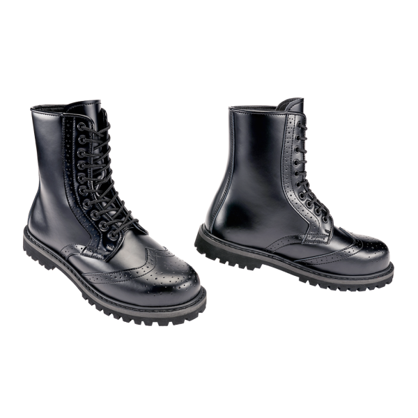 BRANDIT Budapester Phantom 10 Loch Bootes black