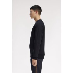 FRED PERRY Outline Laurel Wreath Sweatshirt black