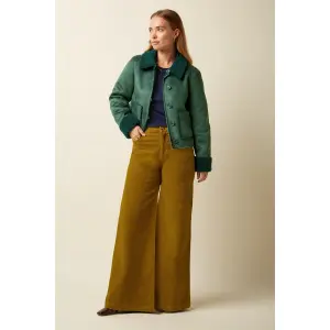 KING LOUIE Dina Jacket Lammy pine green