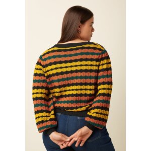 KING LOUIE Cardi V Royal black