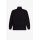 FRED PERRY Rollkragenpullover mit Zopfmuster black