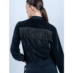 MADEMOISELLE YéYé Samt College Jacke black