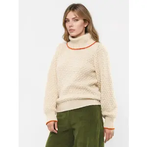 MADEMOISELLE YéYe Strickpullover Mit XL Kragen Aus...