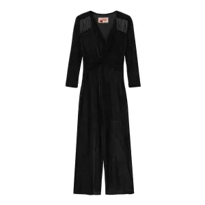 MADEMOISELLE YéYé Samt Jumpsuit Mit Fransen