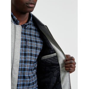 BEN SHERMAN Woll Melange Bomber grey