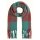 KING LOUIE Scarf Check 2-Tone rio red