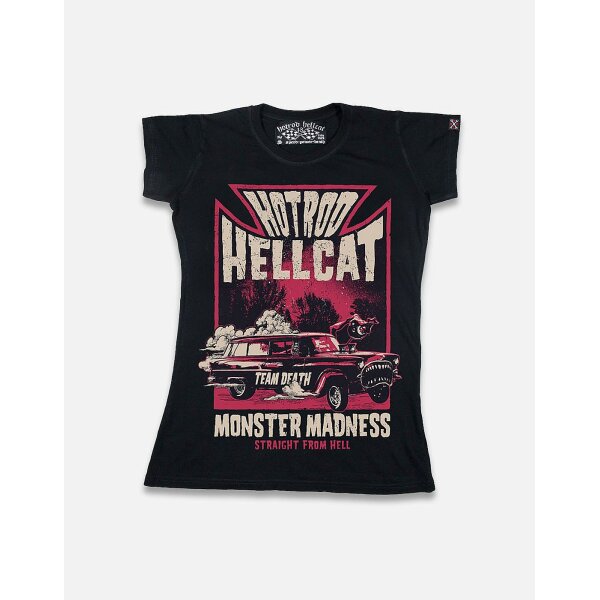 HOTROD HELLCAT Girl T- Shirt Monster Madness black