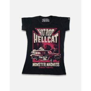 HOTROD HELLCAT Girl T- Shirt Monster Madness black