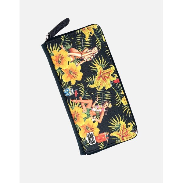 LIQUOR BRAND Wallet Tiki Time black