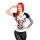 LIQUOR BRAND Girl Top Dark Seas white