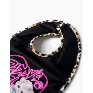 SIX BUNNIES Lätzchen Daddys Girl black