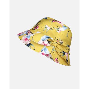 SIX BUNNIES Kids Luau Cap yellow