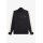 FRED PERRY Ribbed Sleeve Half Zip Jumper black