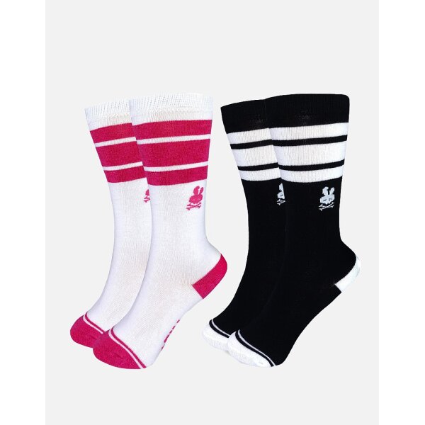 SIX BUNNIES Girl Skater Socken