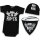 SIX BUNNIES Baby Geschenkset Born To Rock black