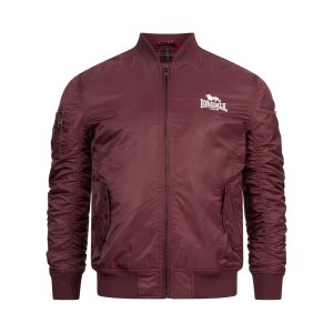 LONSDALE Tern Hill Jacket oxblood/ white