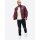 LONSDALE Tern Hill Jacket oxblood/ white