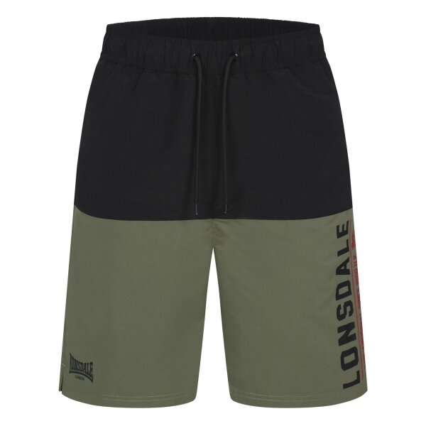 LONSDALE Hayling Badehose olive/ black